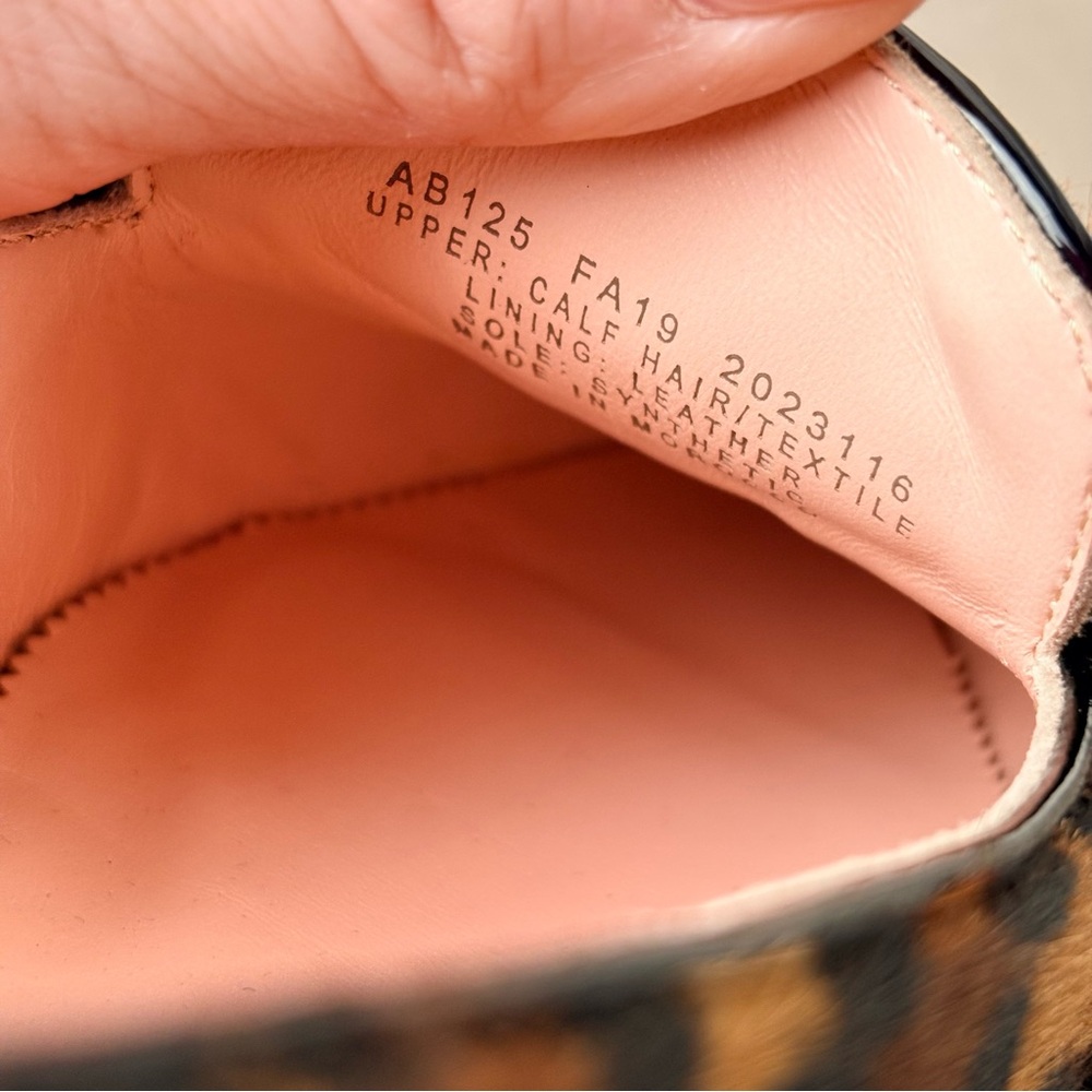 J Crew Calf Fur Leopard Print Flats- 6.5 - Picture 5 of 9